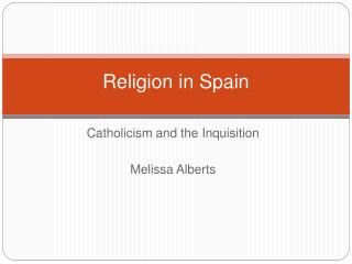 Religion in Spain