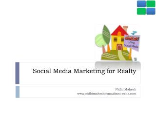 Social Media Marketing for Realty