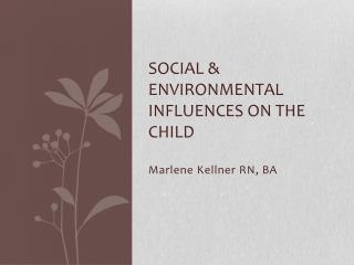 Social &amp; Environmental Influences on the Child