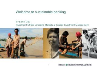 Welcome to sustainable banking