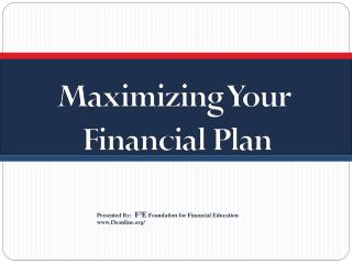 Maximizing Your Financial Plan