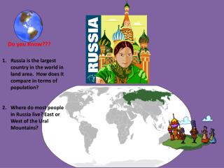 Russia is the largest country in the world in land area. How does it compare in terms of population?