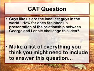 CAT Question