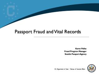 Passport Fraud and Vital Records