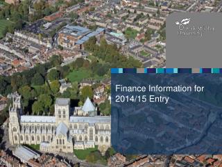 Finance Information for 2014/15 Entry