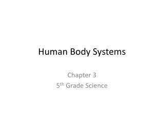 Human Body Systems