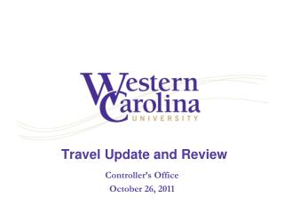 Travel Update and Review