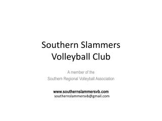Southern Slammers Volleyball Club