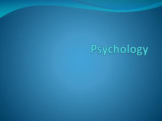 Psychology