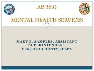AB 3632 MENTAL HEALTH SERVICES