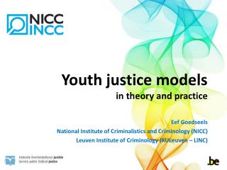 Youth justice models in theory and practice