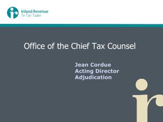 Office of the Chief Tax Counsel