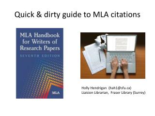 Quick &amp; dirty guide to MLA citations