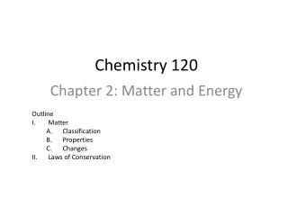 Chemistry 120