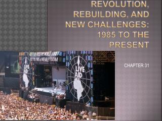 Revolution, Rebuilding, and New Challenges: 1985 to the Present