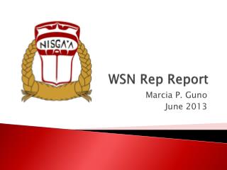 WSN Rep Report