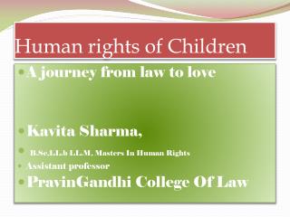 Human rights of Children