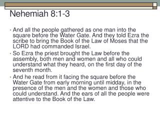 Nehemiah 8:1-3
