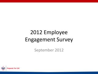 2012 Employee Engagement Survey
