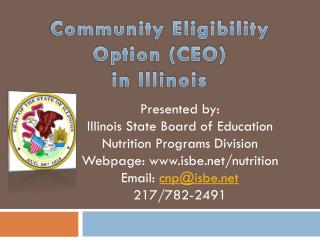 : Community Eligibility Option (CEO) in Illinois