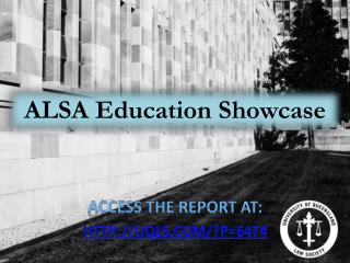 ALSA Education Showcase