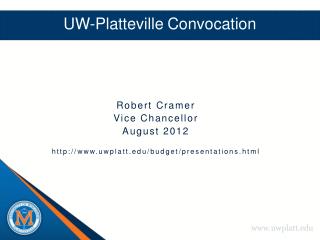 UW-Platteville Convocation