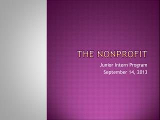 The Nonprofit