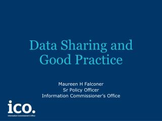 Data Sharing and Good Practice