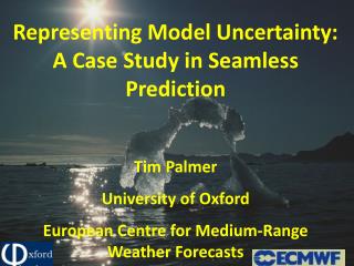 Representing Model Uncertainty: A Case Study in Seamless Prediction Tim Palmer University of Oxford European Centre for