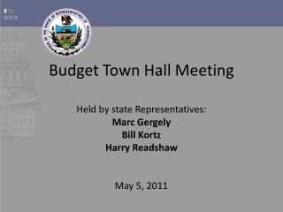 Budget Town Hall Meeting