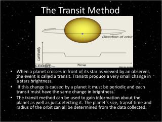 The Transit Method
