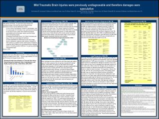 Mild Traumatic Brain Injuries were previously undiagnosable and therefore damages were speculative