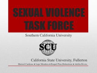 SEXUAL VIOLENCE TASK FORCE