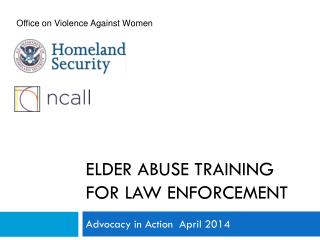 Elder Abuse Training for Law Enforcement