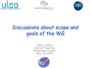 Discussions about scope and goals of the WG