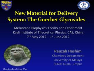 New Material for Delivery System: The Guerbet Glycosides