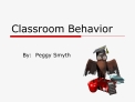classroom behavior