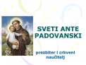 sveti ante padovanski