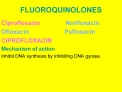 fluoroquinolones