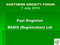 northern amenity forum 7 july 2010