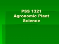 pss 1321 agronomic plant science