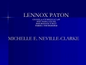 LENNOX PATON COUNSEL ATTORNEYS AT LAW FORT NASSAU CENTRE ...