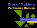 City of Yakima Purchasing Division