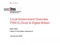 Local Government Overview PSN G-Cloud Digital Britain