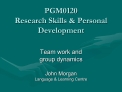 PGM0120 Research Skills Personal Development