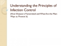 Understanding the Principles of Infection Control