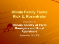 Illinois Family Farms Rick E. Rosentreter