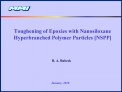 Toughening of Epoxies with Nanosiloxane Hyperbranched Polymer Particles [NSPP]