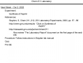 Next Week Oct 2, 2003 Experiment: Synthesis of Aspirin References: Slayden, S, Chem 211, 212, 251 Laboratory Experimen