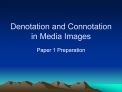 Denotation and Connotation in Media Images